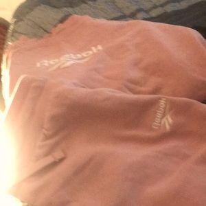Medium Pink Reebok sweatsuit